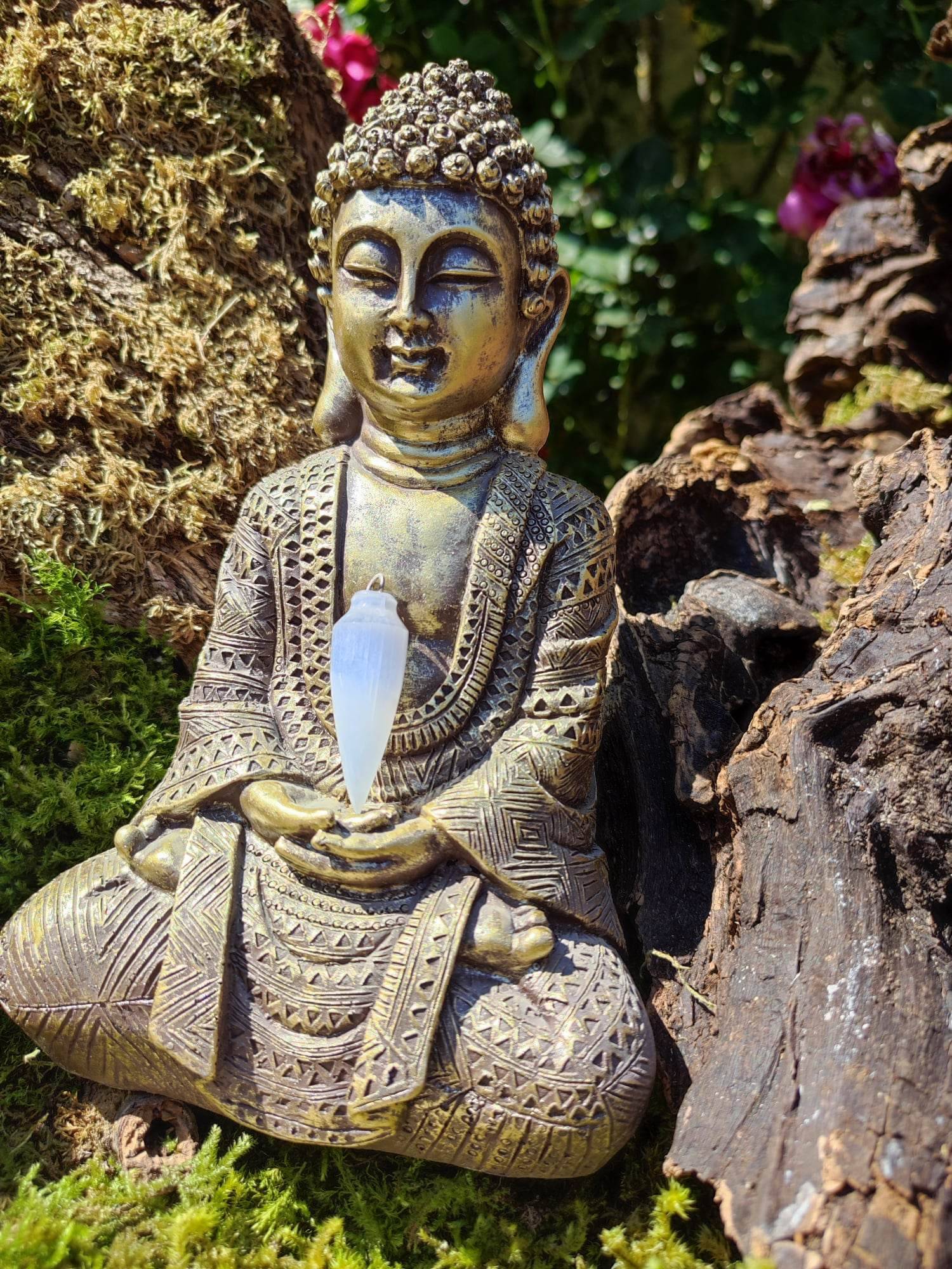 Pendentif sélénite